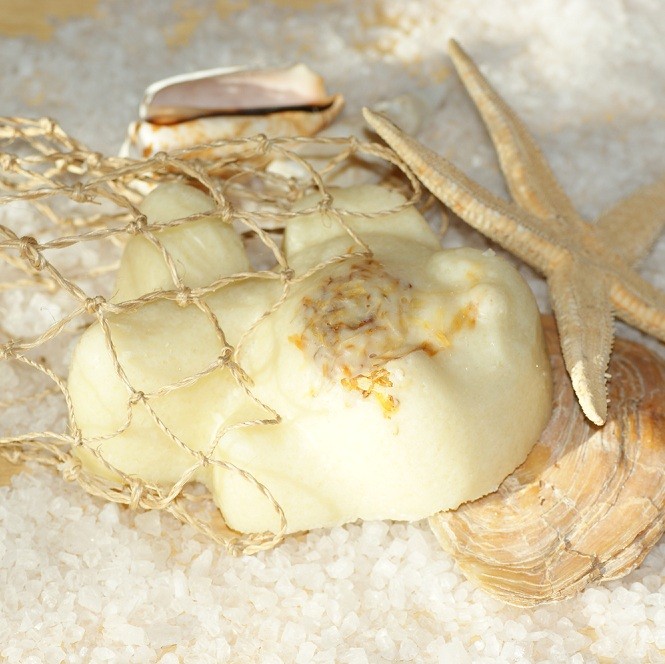 2- Peelingstück mit Hafermilch und Honig oder Peelingstück Mandarine (Peelingfisch)_groß