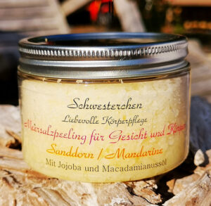 Meersalzpeeling Sanddorn mit Mandarine